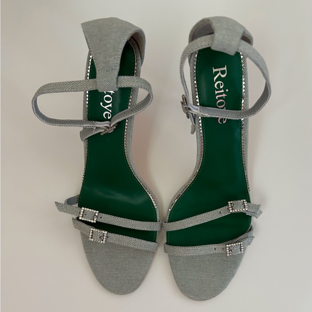 Reitoye Women's Stiletto High Heel Sandals Size 10 NWOB
